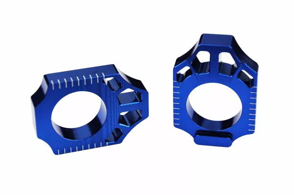 SCAR AXLE BLOCKS KTM BLUE