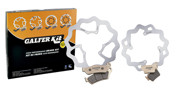 GALFER BRAKE KIT FRONT-REAR OEM SIZE